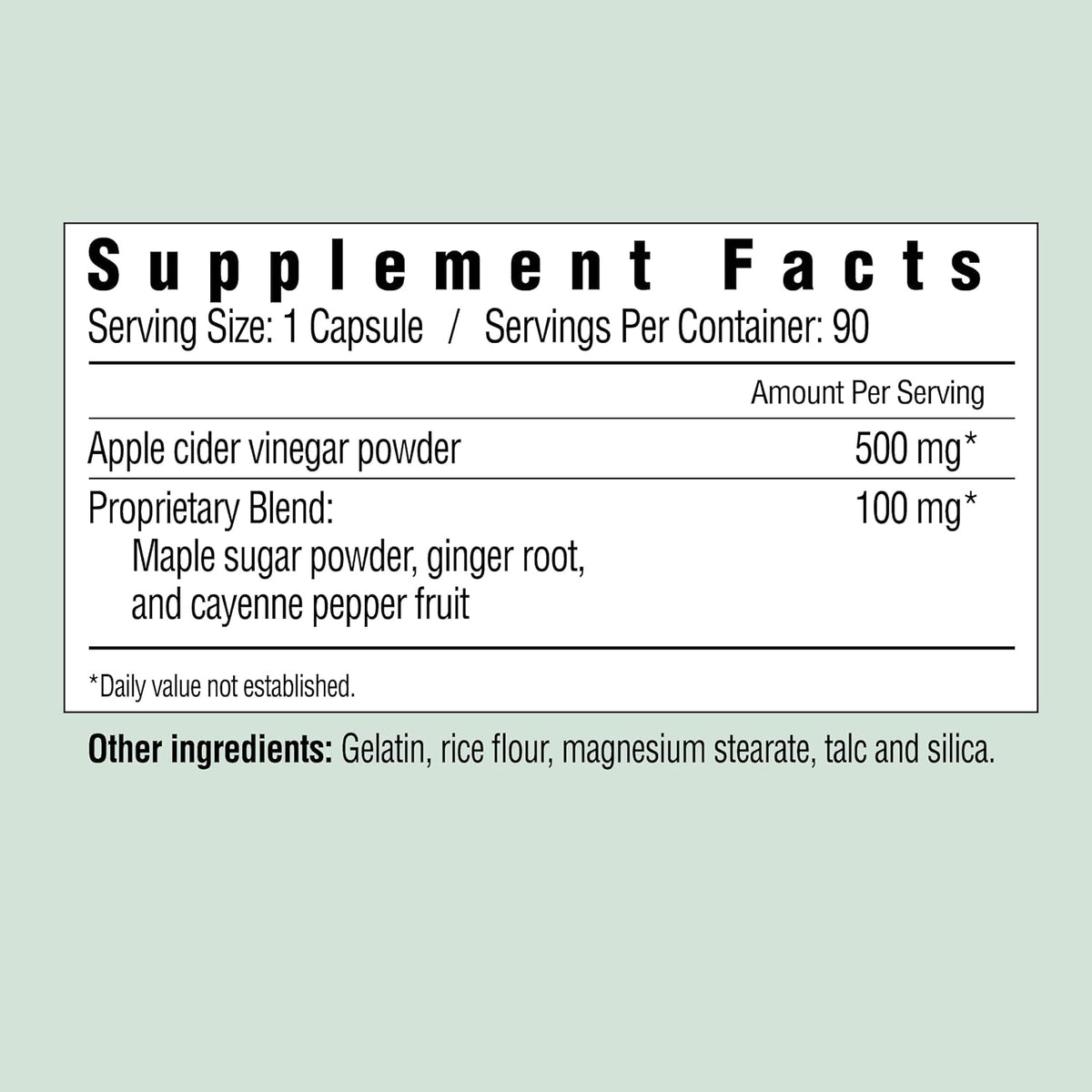 Country Farms Apple Cider Vinegar Capsules, with Ginger, Cayenne and Maple, Helps Aid Digestion, Supports Healthy Weight Loss, Cleanses