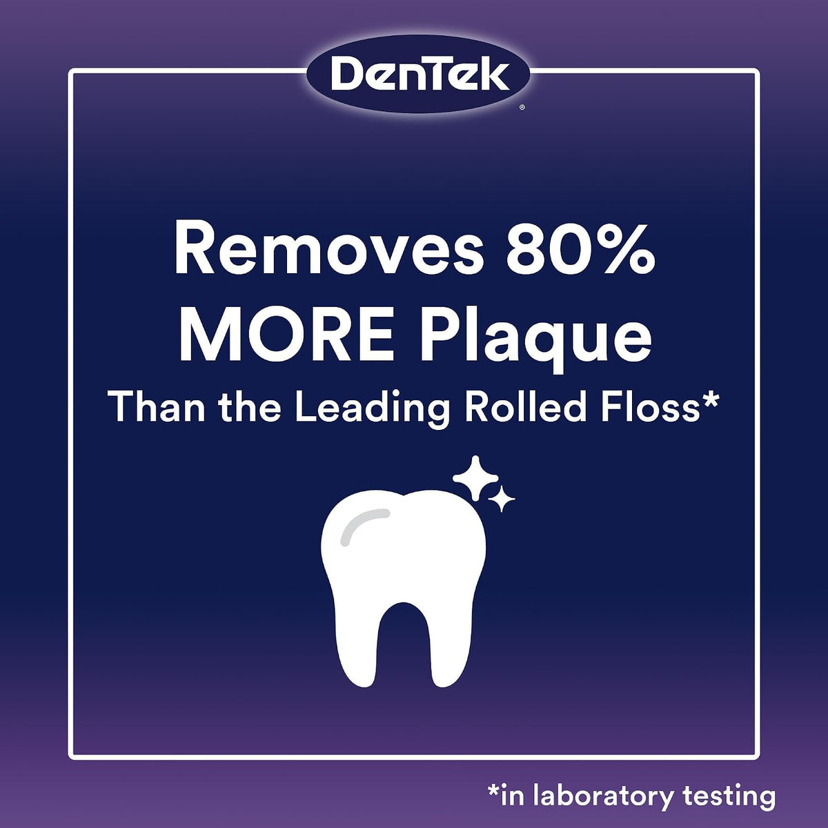 Dentek Floss Picks, Plaque Control Cross Flossers, 75 Count