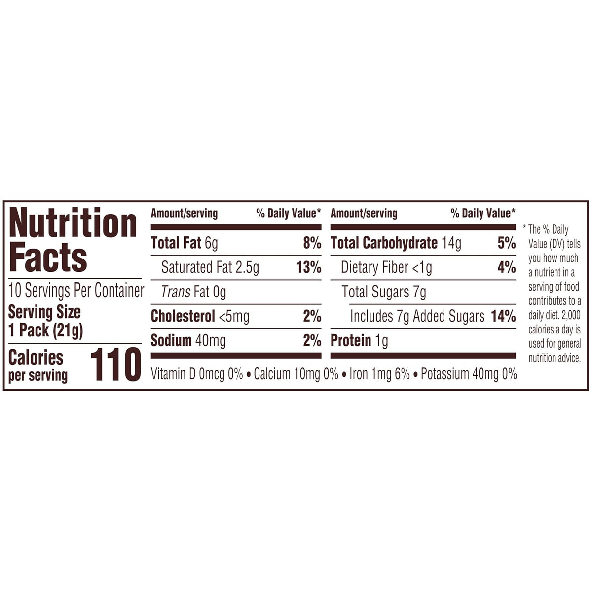 Pepperidge Farm Milano Dark Chocolate Snack Packs, 10 Count 0.75 Oz