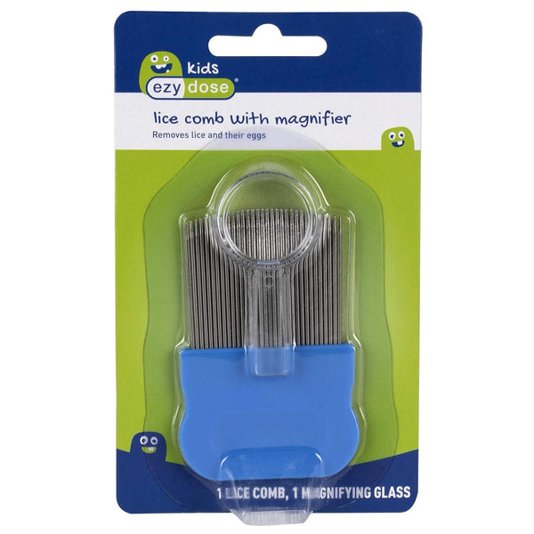 Ezy Dose Kids Lice Comb with Magnifier, Nit & Egg Removal Tool, BPA-Free