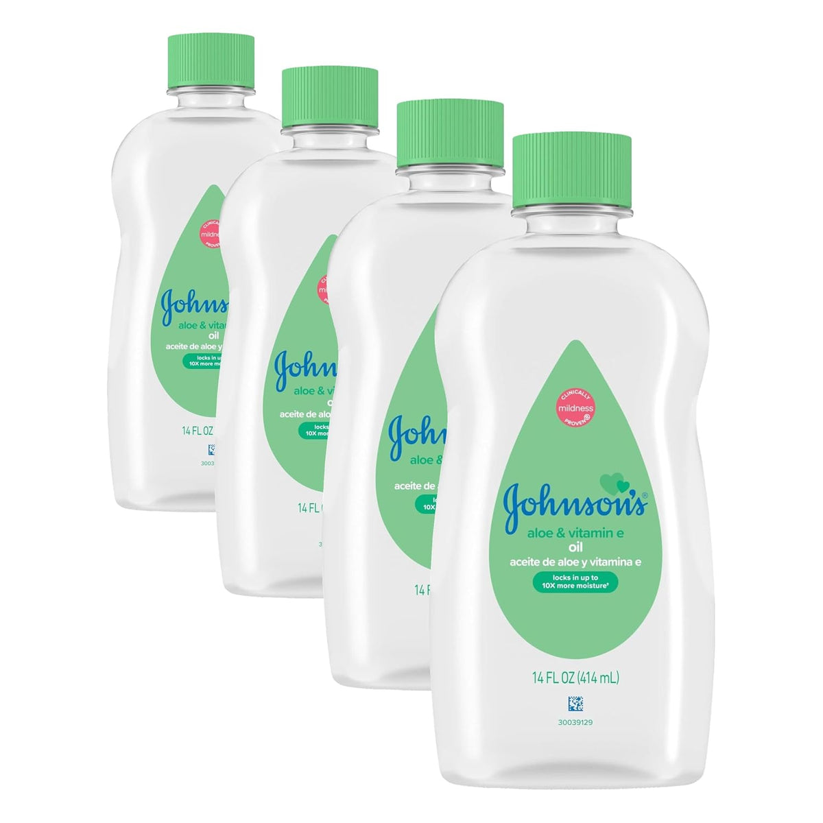 Johnson's Baby Oil, Aloe Vera & Vitamin E, 14 fl oz