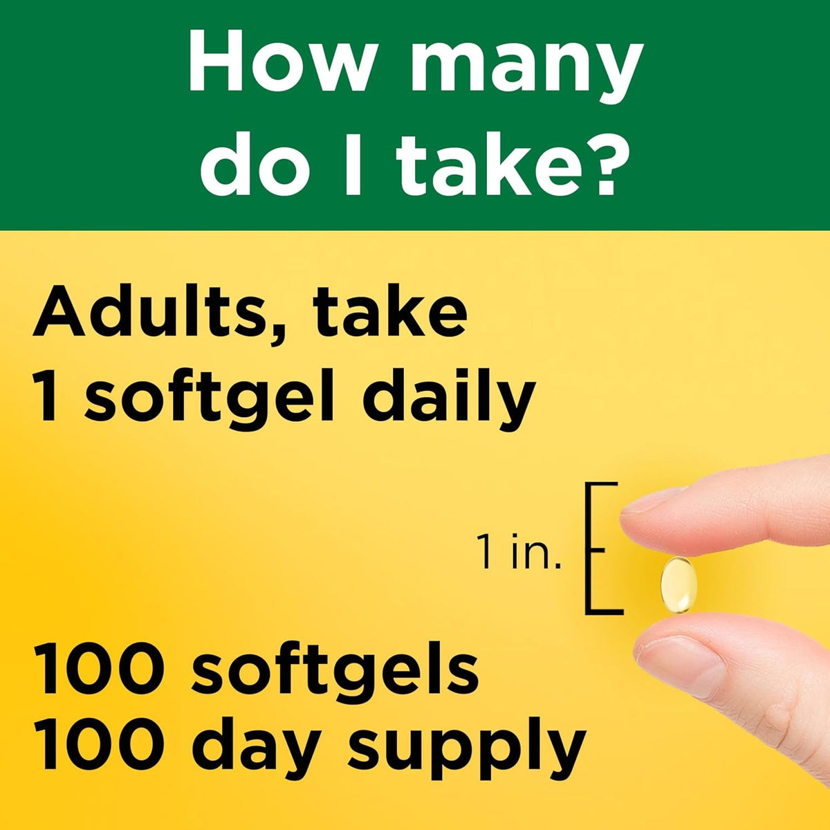 Nature Made Vitamin D3 1000 IU (25 mcg), 100 Vitamin D Softgels