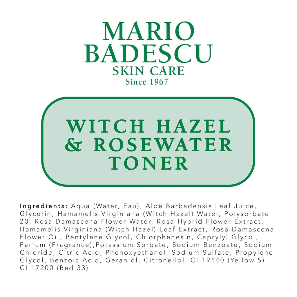 Mario Badescu Rose & Witch Hazel Toner Gesichtswasser, 8 oz