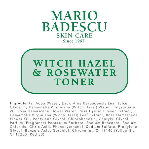 Mario Badescu Rose & Witch Hazel Toner Gesichtswasser, 8 oz