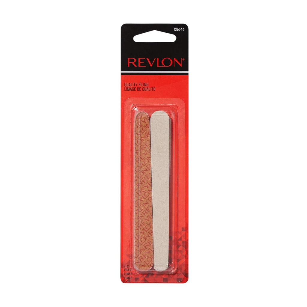 Revlon Compact Emery Board Nail Files, 10 Count