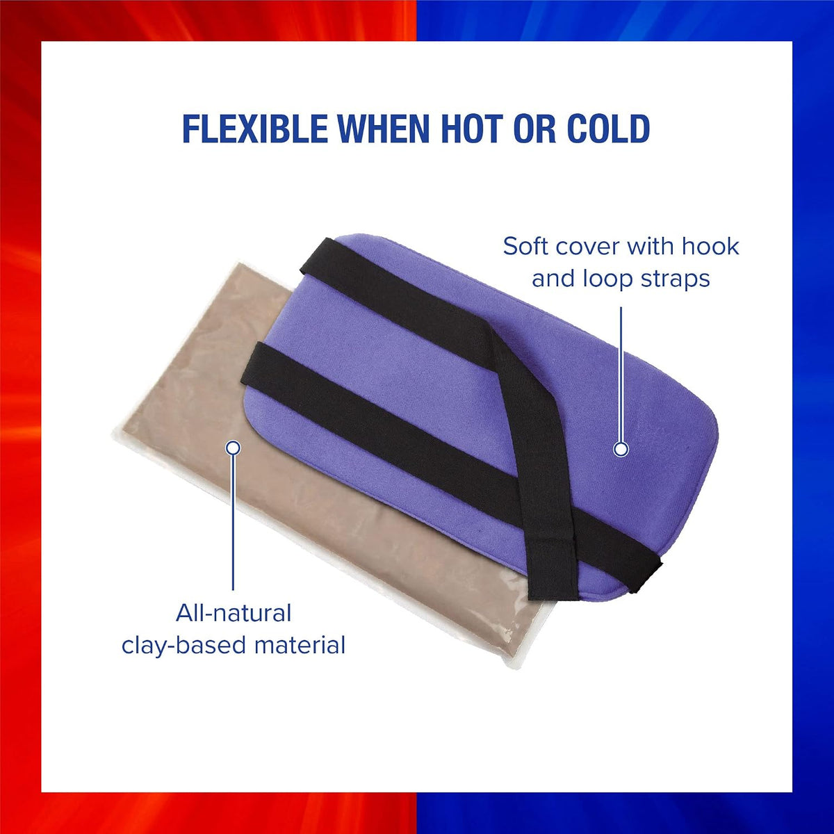 ThermiPaq Reusable Ice Pack and Hot Cold Pack For Injuries - Shoulder, Elbow, Ankles, Back and Knee Ice Pack, X-Large, 9.5 inches x 16 inches