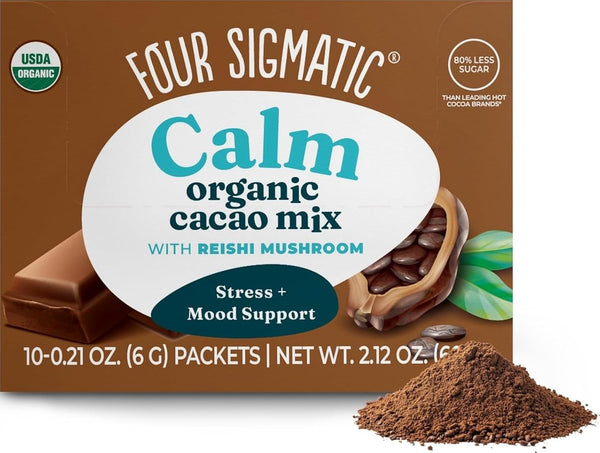 FOUR SIGMATIC Mushroom Cacao mit Reishi, 10 Stk.