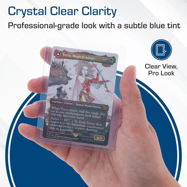 BCW 3x4 Standard Topload Card Holders for 35 Pt Trading Cards 200 ct