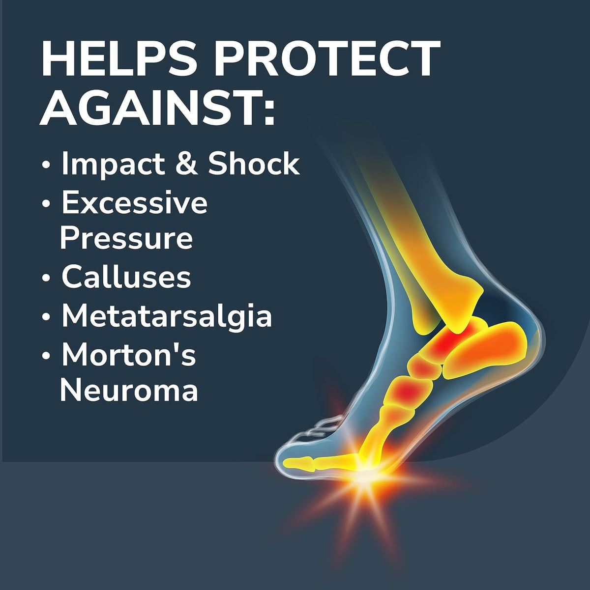 Dr. Scholl's Ball of Foot Pads, Metatarsal Foot Pads for Women and Men