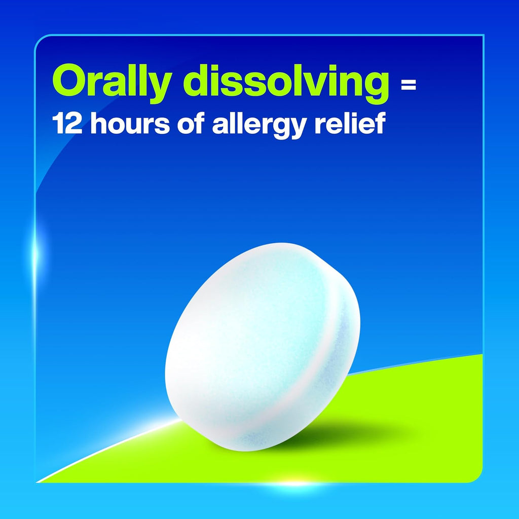 Claritin Non-Drowsy RediTabs Indoor & Outdoor Allergy Relief, Loratadine 10mg, 30 CT Tablets