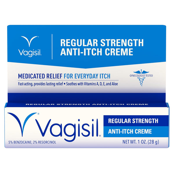 VAGISIL Regular Strength Feminine Anti-Itch Creme, 1 Oz (1 Pack)