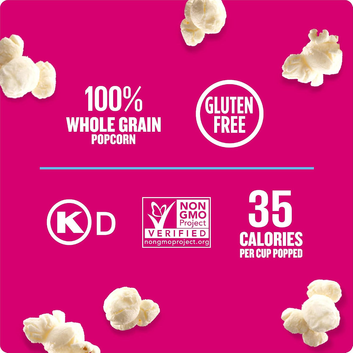 Angie's BOOMCHICKAPOP Sea Salt Microwave Popcorn, 3.29 oz. (6-ct)