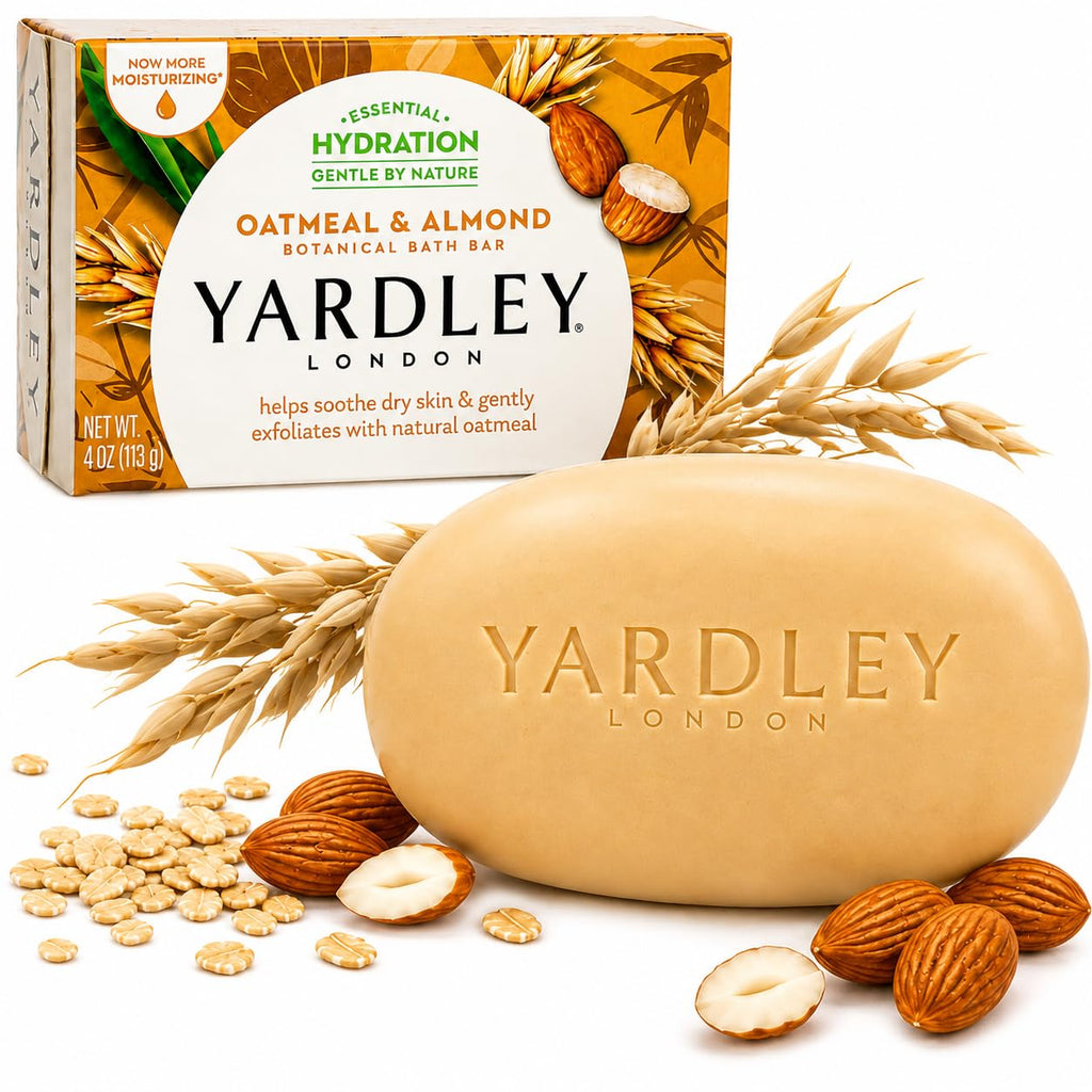 Yardley London Bath Bar Oatmeal Almond 4 oz