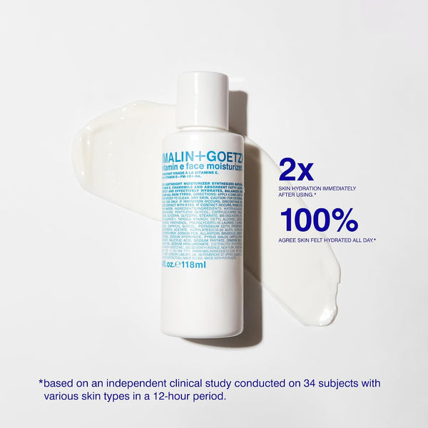 MALIN+GOETZ Vitamin E Face Moisturizer, Multi-Benefit Hydration