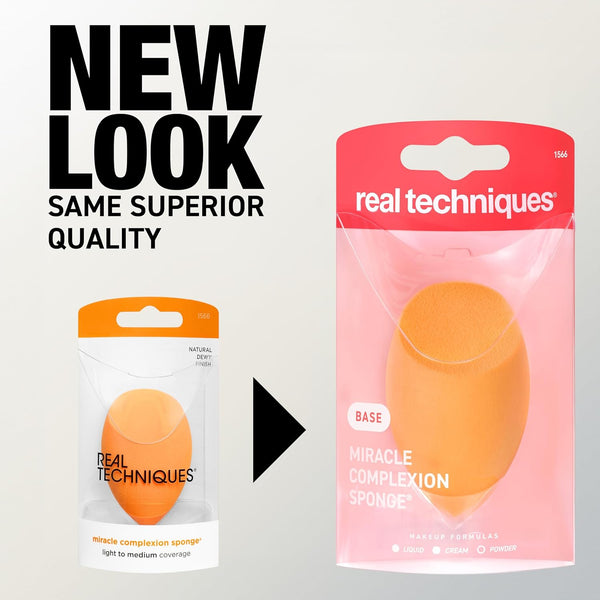Real Techniques Miracle Complexion Makeup Blending Sponges 4 Pack