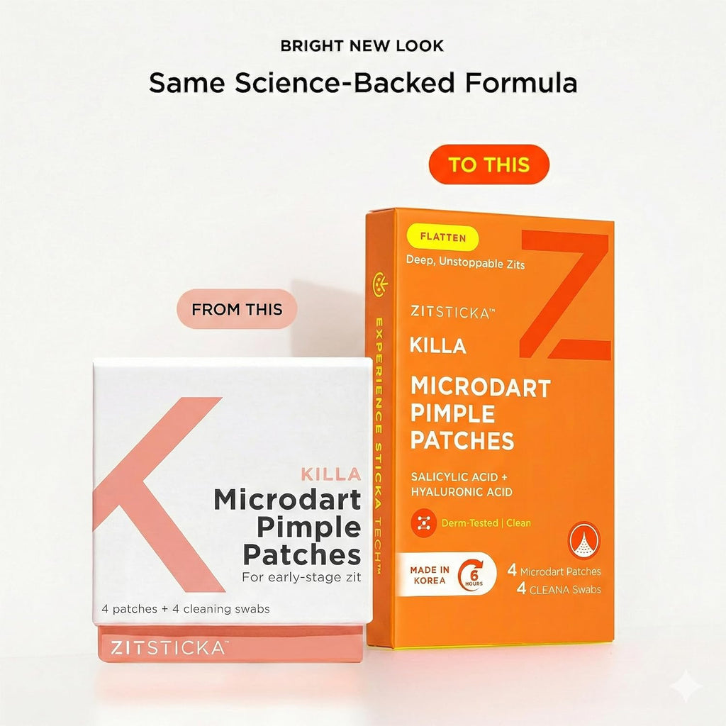 ZitSticka KILLA Kit Deep Zit Microdart Patch Pickelpflaster bei tiefsitzenden Pickeln, 4 Stk.
