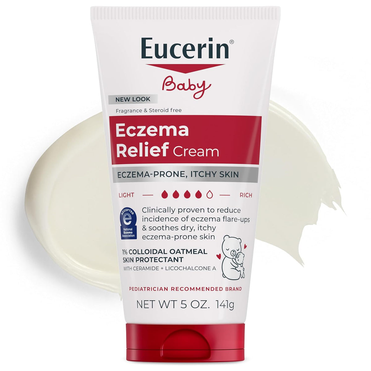 ​​Eucerin Baby Eczema Relief Body Cream with 1% Colloidal Oatmeal, 5 OZ​