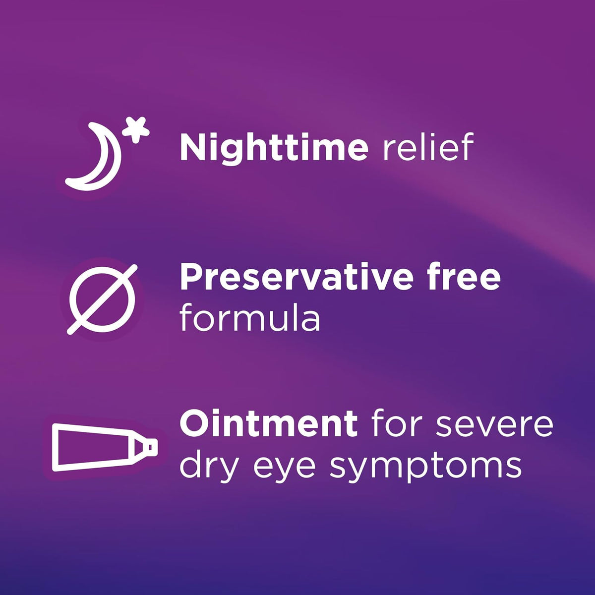 Soothe Lubricant Eye Ointment, Nighttime Dry Eye Relief, 0.12 Fl Oz