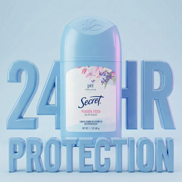 Secret Antiperspirant Deodorant for Women, Powder Fresh Scent, 1.7 oz