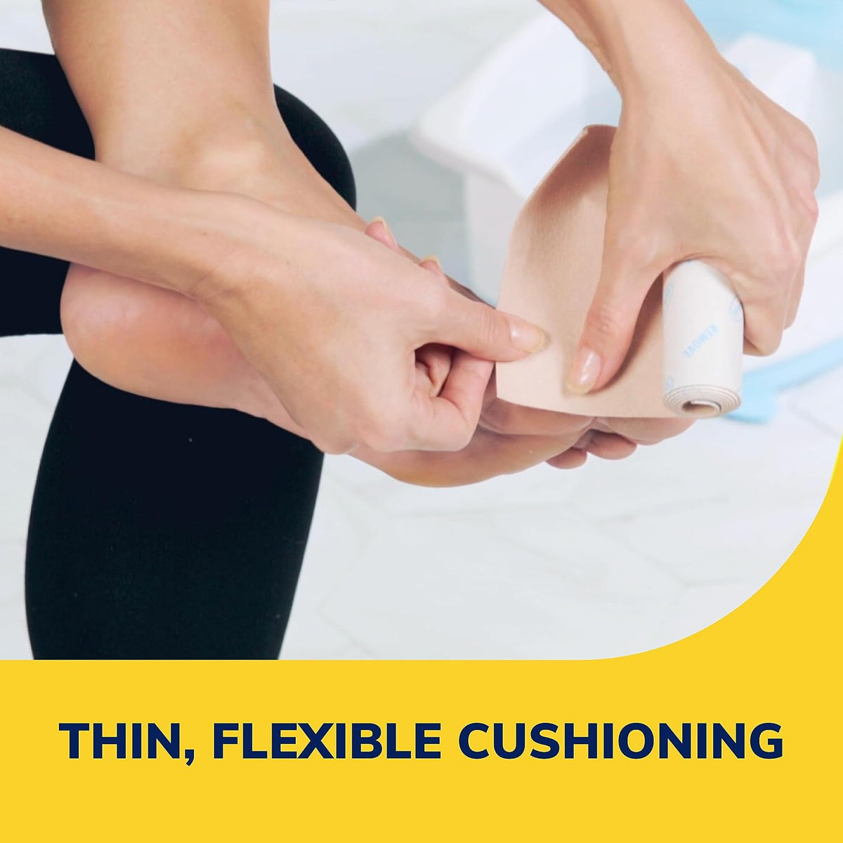 Dr. Scholl's Moleskin Padding Roll, Flexible Cushioning, 24" x 4 5/8"