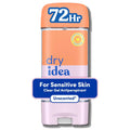 Dry Idea Gel Deodorant & Antiperspirant for Women - Hypoallergenic for Sensitive Skin, 2X Longer Sweat Protection*, 72Hr Odor Control, Unscented