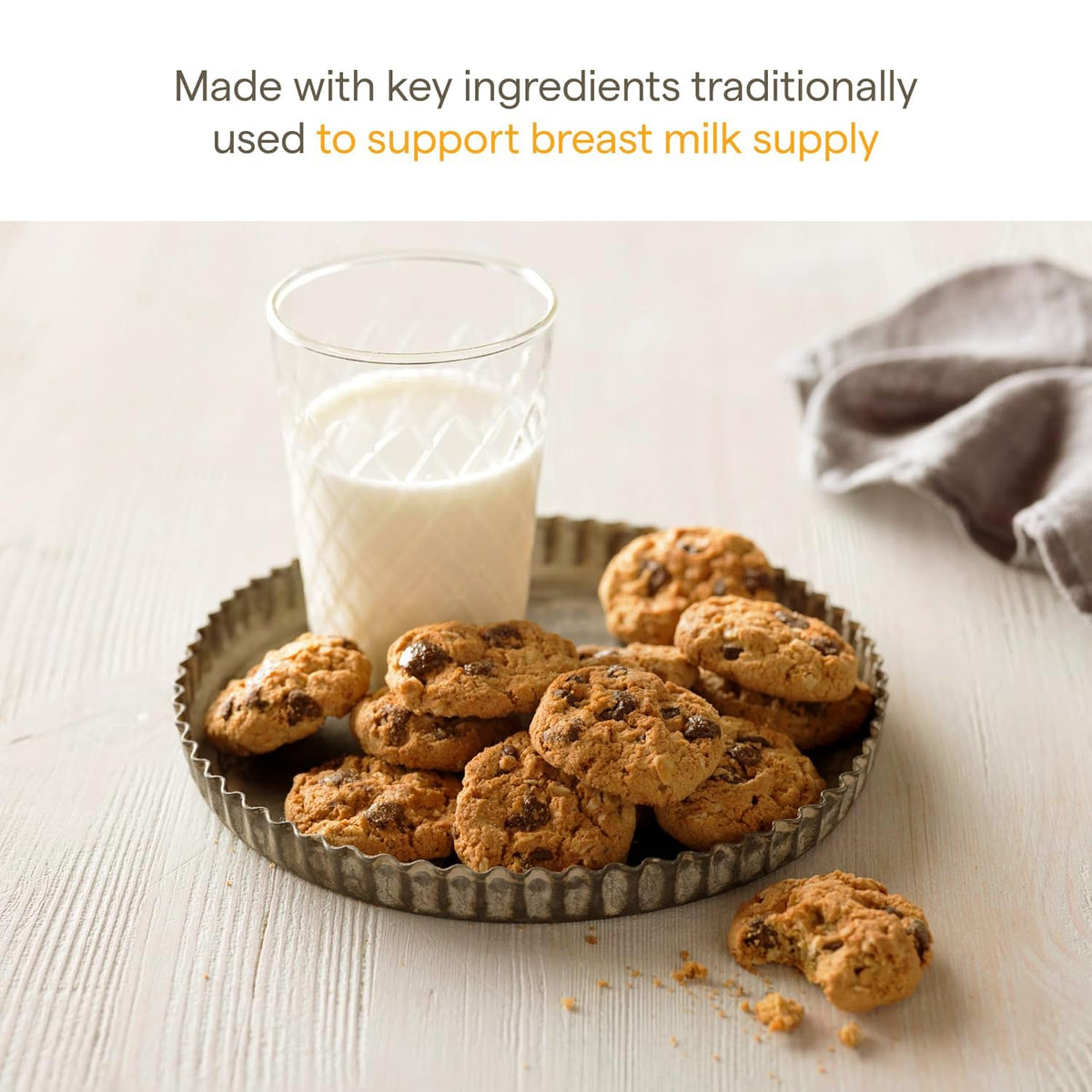 Munchkin Milkmakers Lactation Cookie Bites, Oatmeal Chocolate Chip