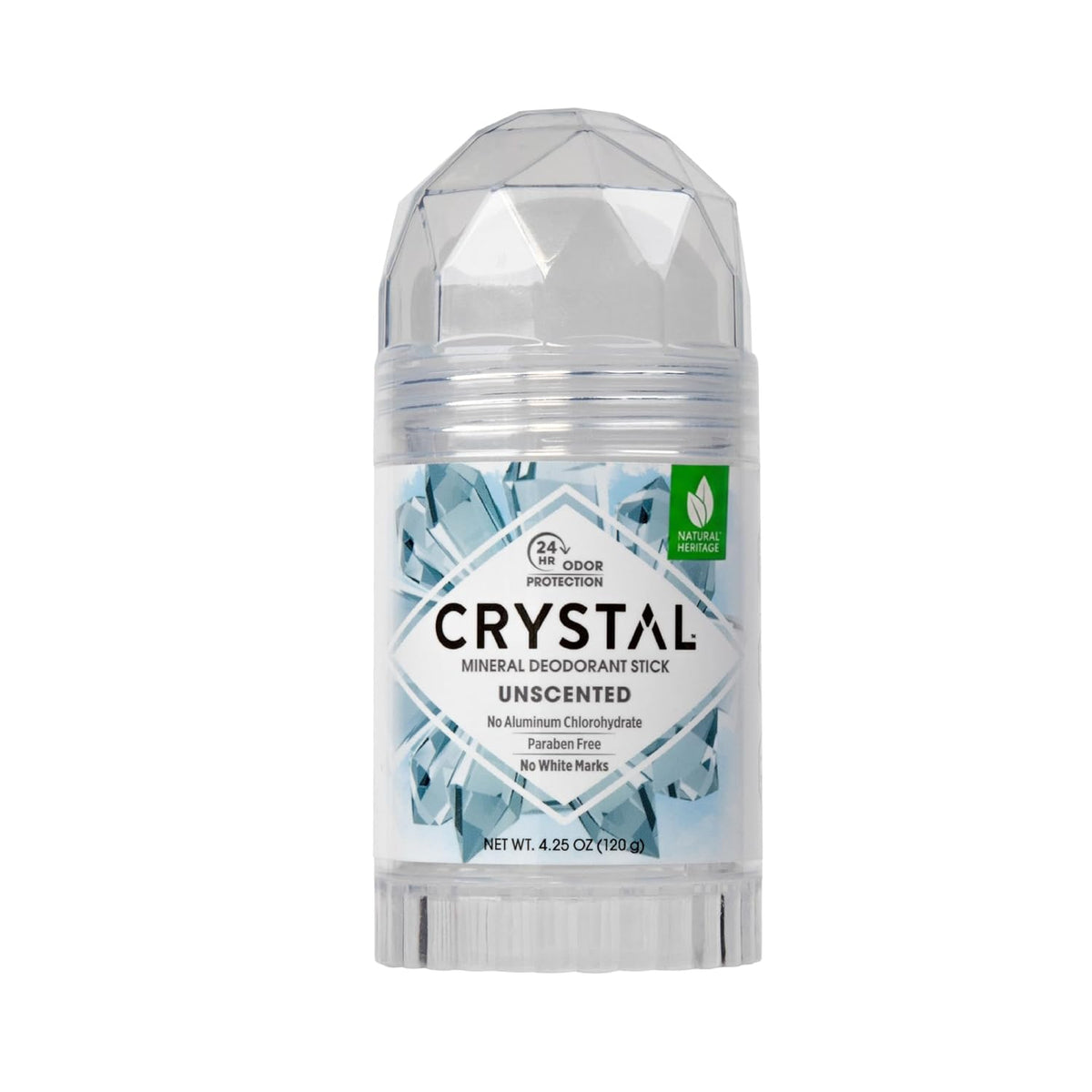 CRYSTAL Deodorant Stick (30003), Unscented, 4.25 Ounce