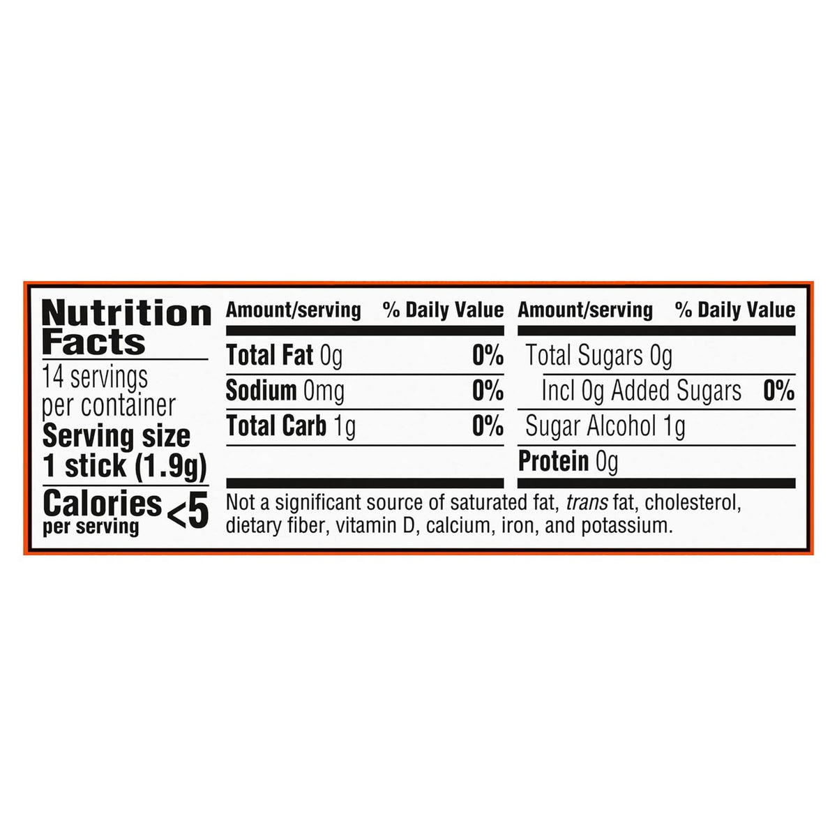 Trident Sugar Free Gum Packs, Tropical Twist, 14 Count (Pack of 12)