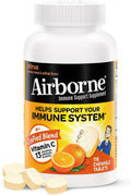 Airborne Immune Support Chewable Tablets, Citrus, 116 ea