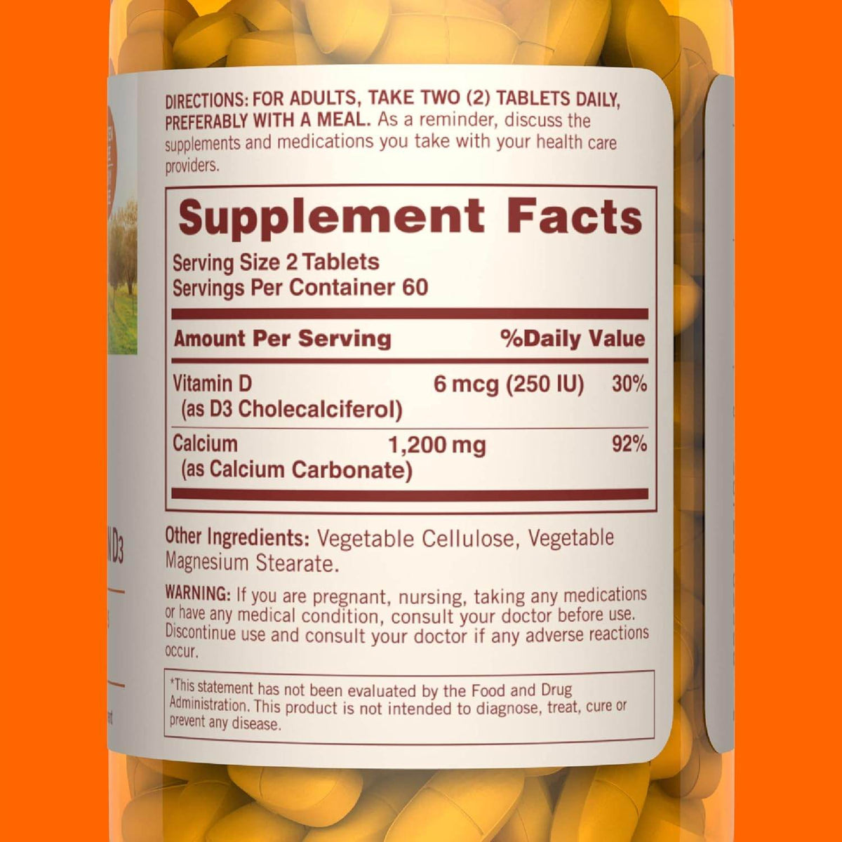 Sundown Naturals Calcium Plus D3, 600 mg, 120 ea - OTC Shoppe Express