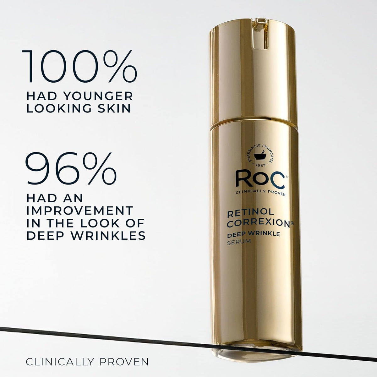 RoC Retinol Correxion Deep Wrinkle Retinol Face Serum, Ascorbic Acid, 1 0z