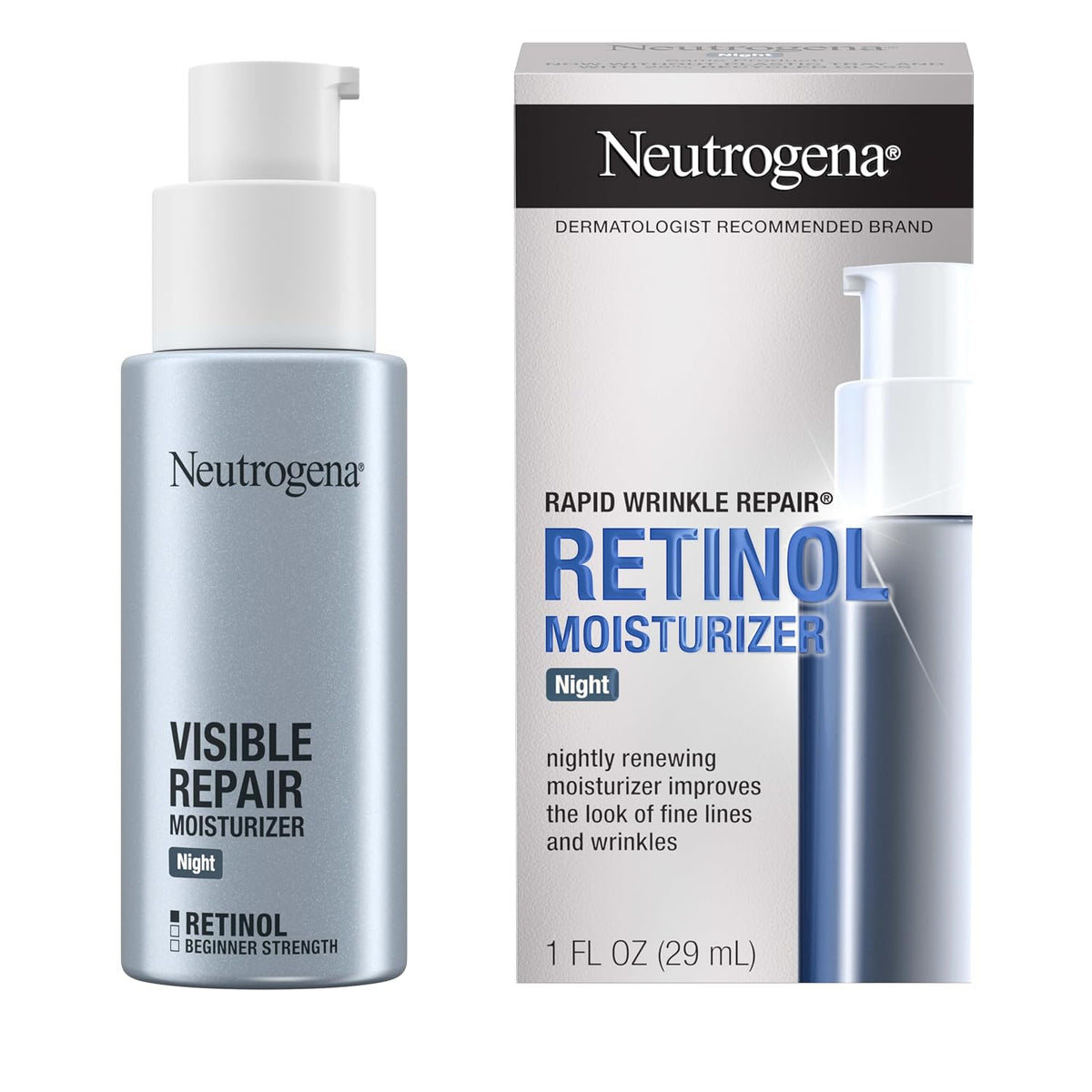Neutrogena Rapid Wrinkle Repair Night Moisturizer, 1 fl. oz