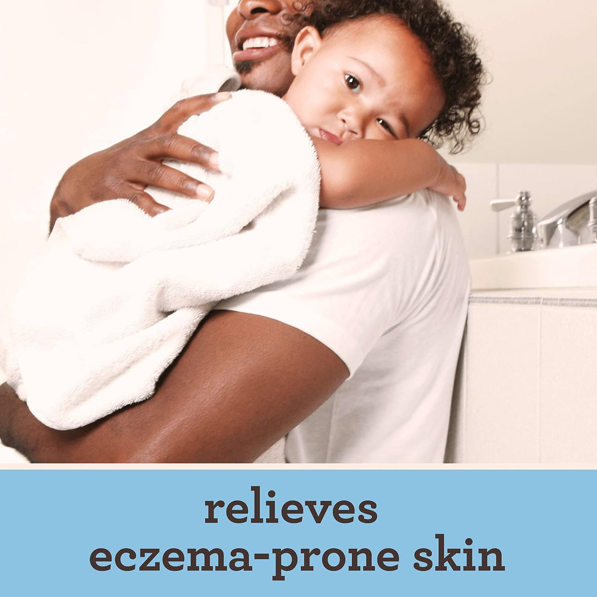 Aveeno Baby Eczema Therapy Soothing Bath Treatment for Relief of Dry, Itchy & Irritated Skin, Made with Natural Colloidal Oatmeal, Fragrance