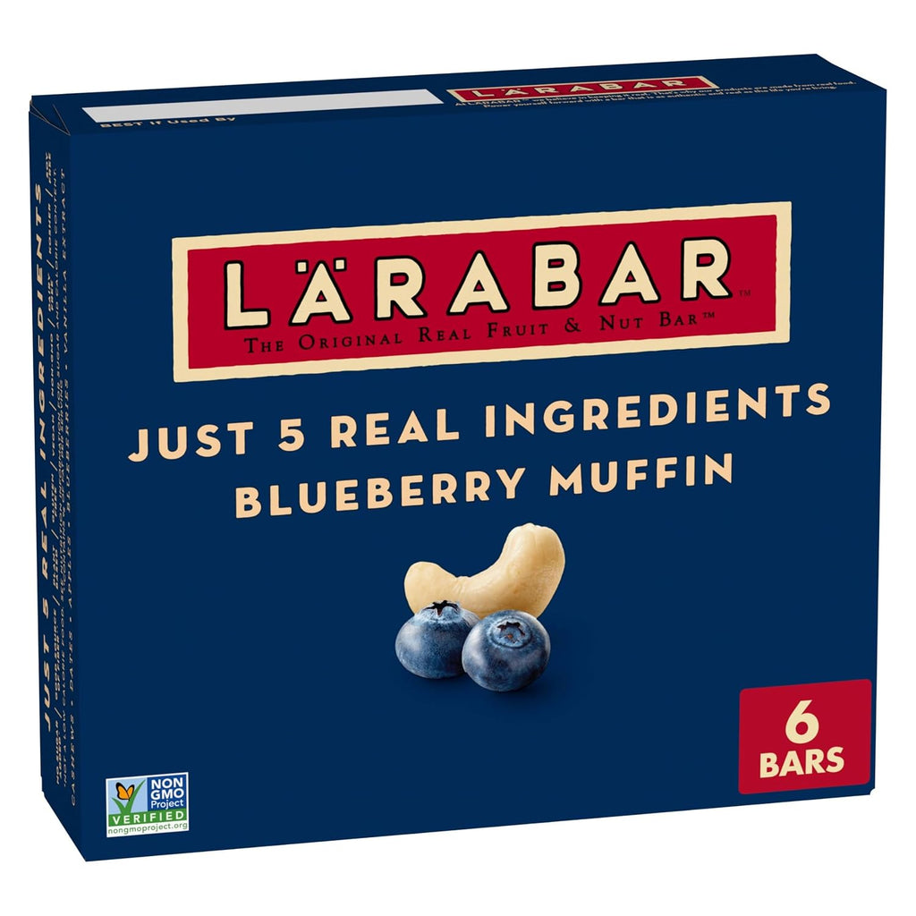 Larabar Blueberry Muffin, Fruit & Nut Bars, 6 ct, 9.6 oz