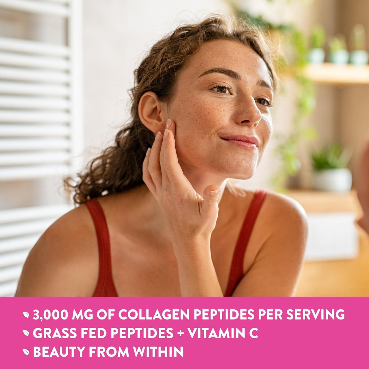 Nature's Truth Collagen Peptides | 90 Caplets | Type 1 and 3 with Vitamin C