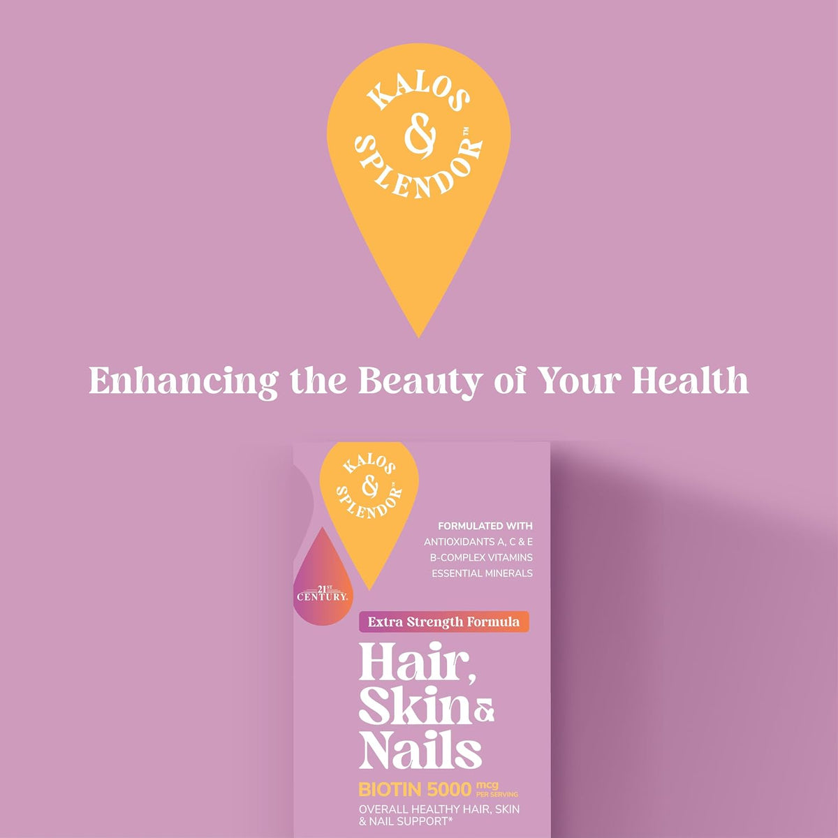 21st Century Hair, Skin & Nails Tablets, Extra Strength with Biotin, 90ct
