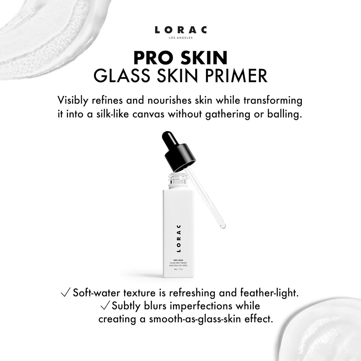 LORAC PRO Skin Glass Skin Primer Serum-Primer 1 oz