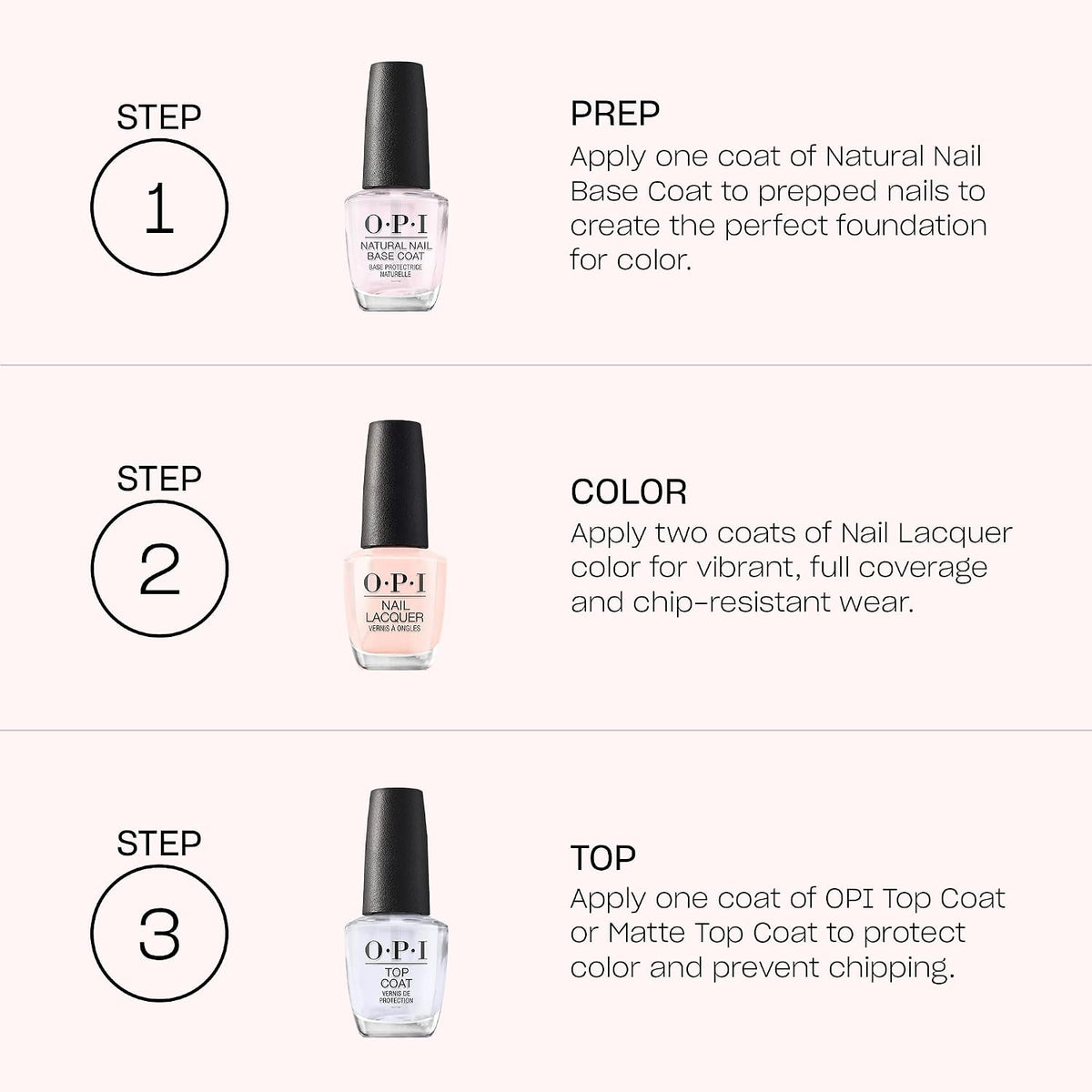 OPI Nail Lacquer Classic Nail Polish Colors | Crème, Shimmer, and Glitter