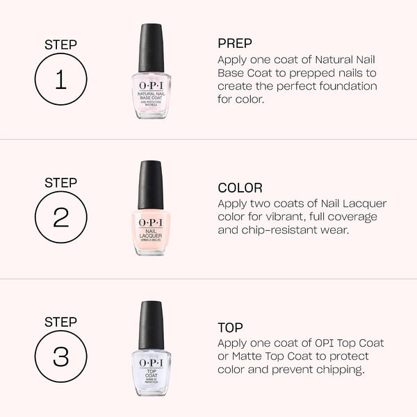 OPI Nail Lacquer Classic Nail Polish Colors | Crème, Shimmer, and Glitter