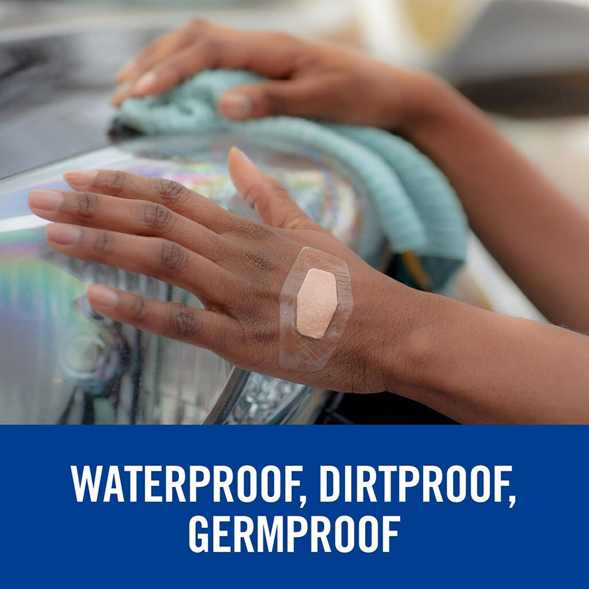 Multi-Pack Nexcare Waterproof Clear Bandages, and Max Hold Waterproof Bandages, Covers and Protects, 360-degree seal around the pad offers exceptional