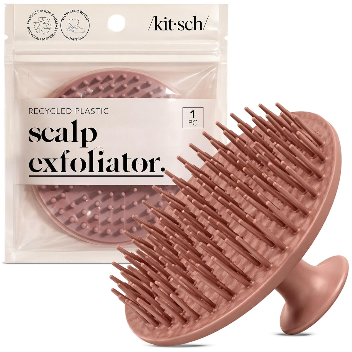 Kitsch Scalp Massager Shampoo Brush Terracotta