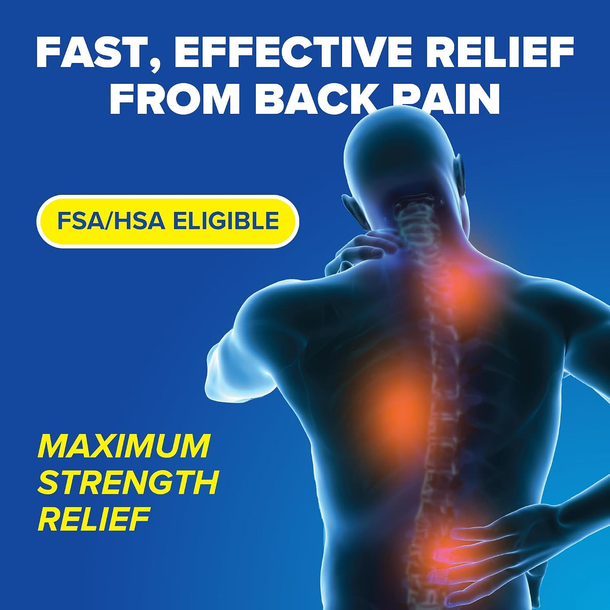 Doans Back Pain Relief Caplets, 580 mg Magnesium Salicylate, 24 Ct