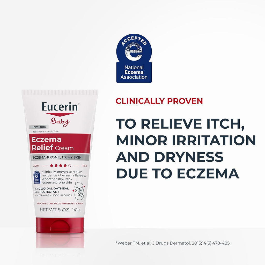​​Eucerin Baby Eczema Relief Body Cream with 1% Colloidal Oatmeal, 5 OZ​