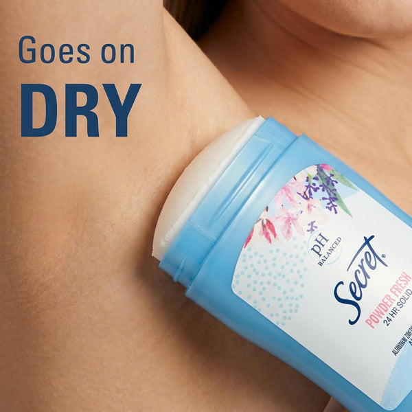 Secret Antiperspirant Deodorant for Women, Powder Fresh Scent, 1.7 oz