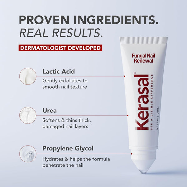 Kerasal Fungal Nail Renewal, Restorative Repair for Damaged Nails, .33 oz