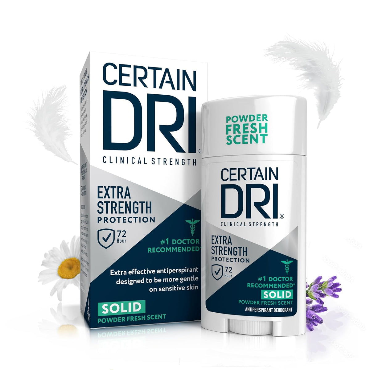 Certain Dri Extra Strength, Powder Fresh Scent, 1.7 oz