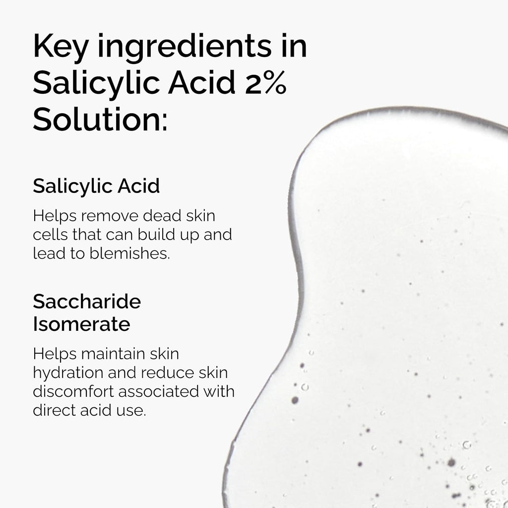 The Ordinary Salicylic Acid 2% Solution, Acne-Fighting Serum for Blemish-Prone Skin