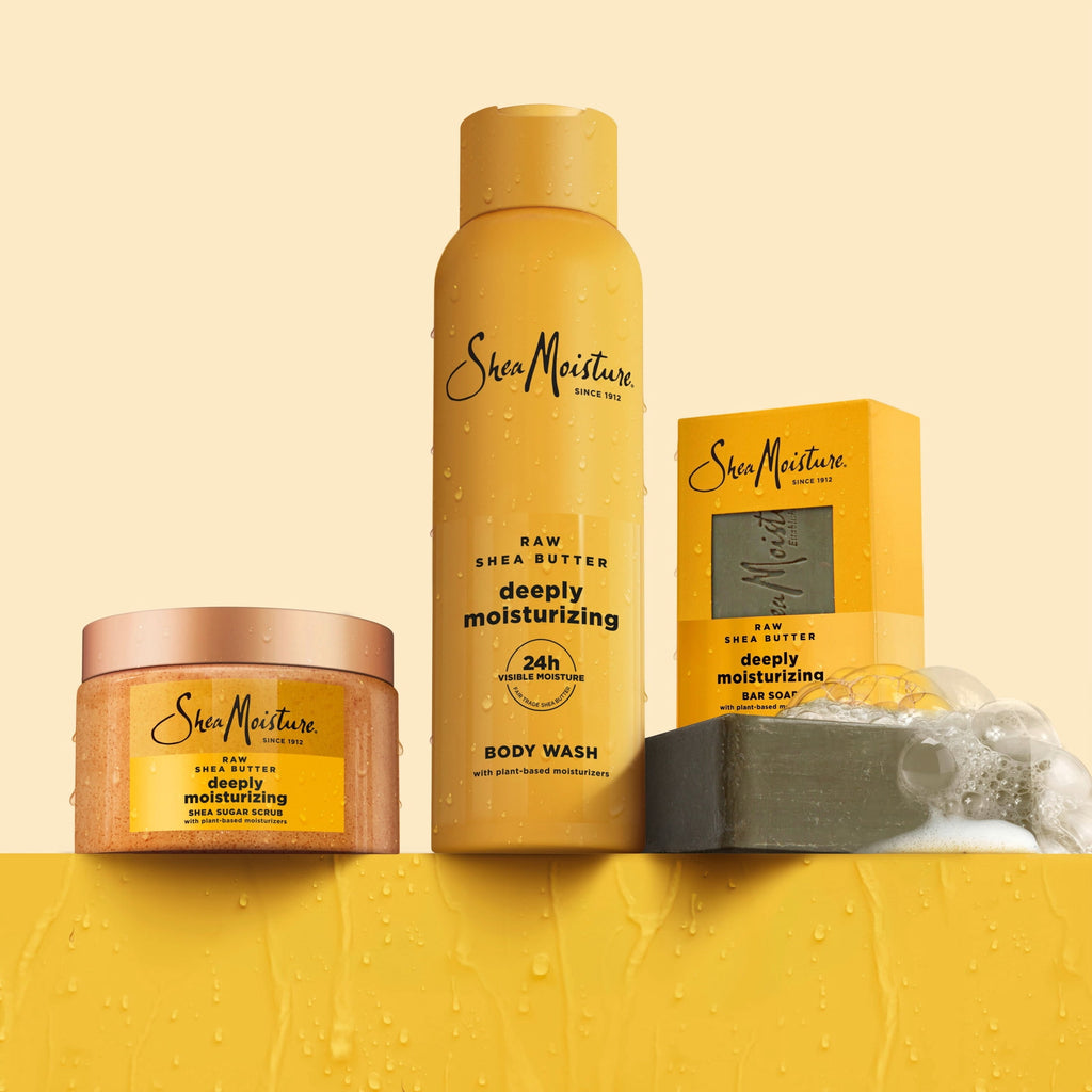 SheaMoisture Bar Soap Moisturize And Restore Dry Skin Raw Shea Butter Deeply Moisturizing Bar Soap With 24h Shea Moisture Nutrients For Healthy