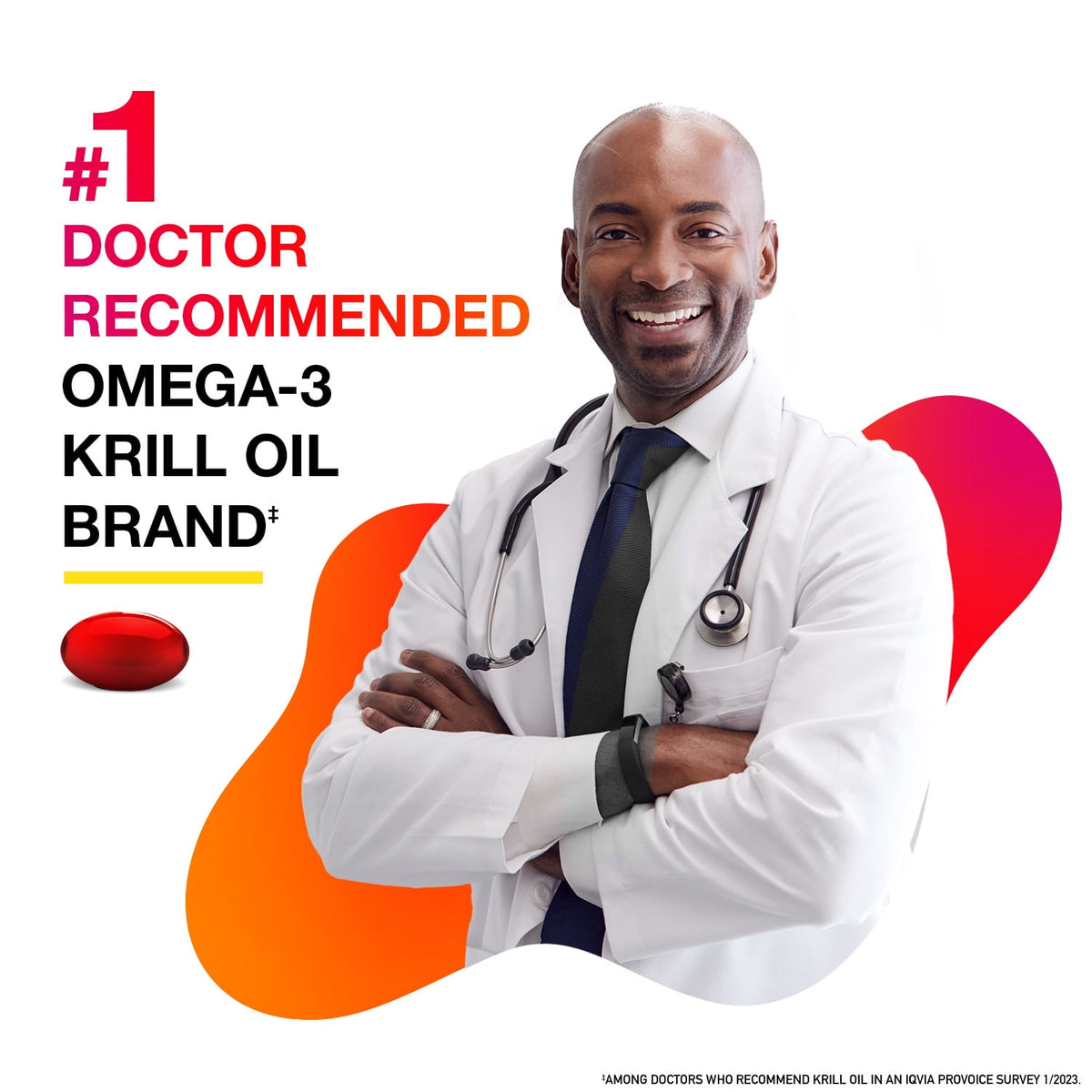 MegaRed Advanced 4in1 500mg Omega-3 Fish Krill Oil Supplements, Heart Brain Eyes Joints Health Omega 3, 25 Softgels