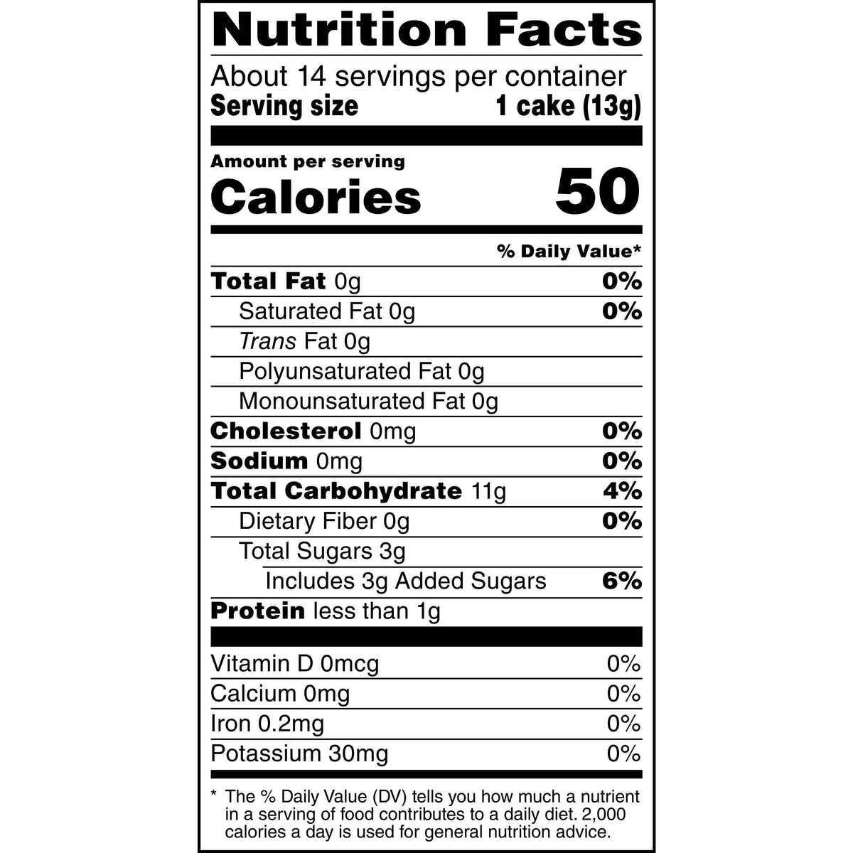 Quaker Rice Cakes, Apple Cinnamon, 6.53 Oz.